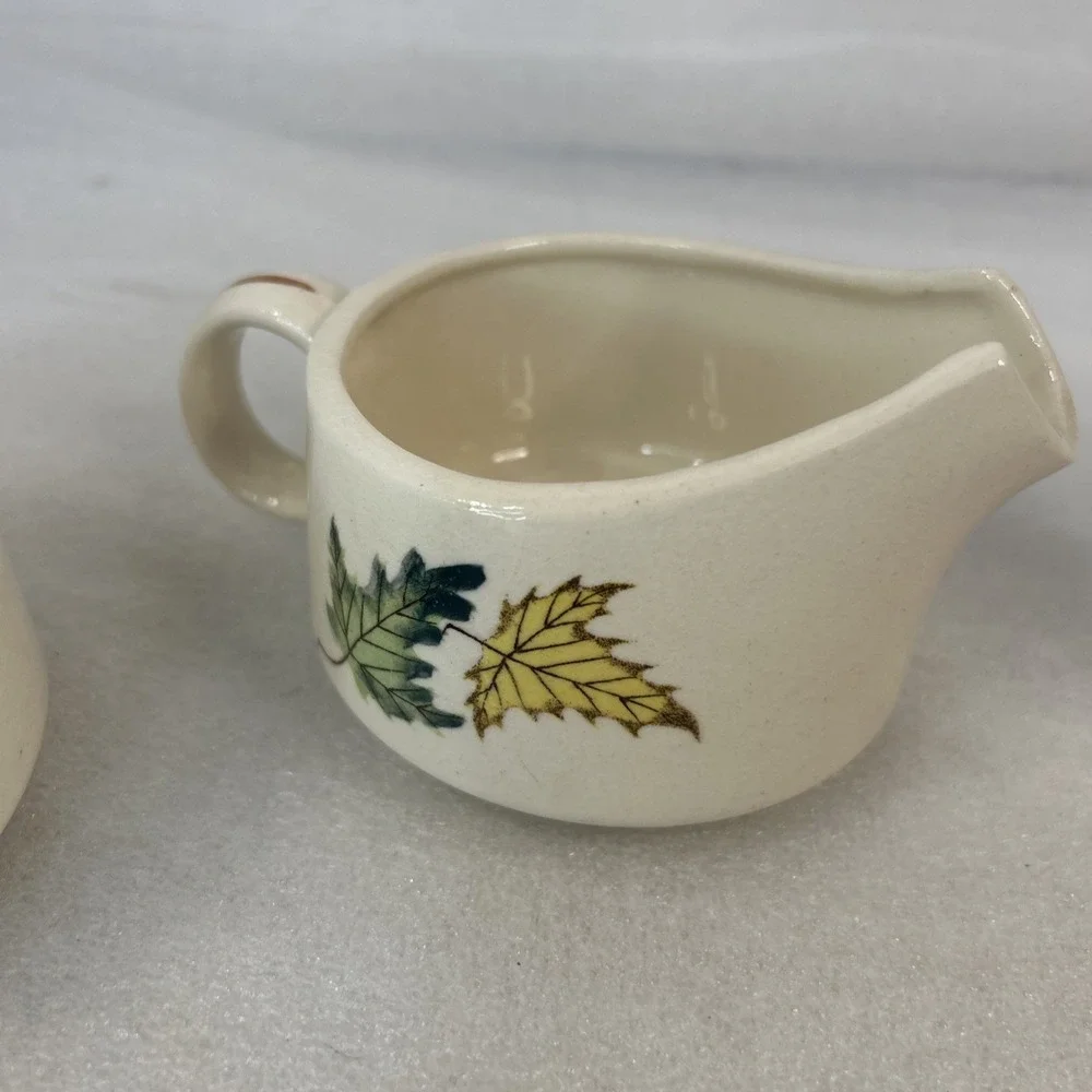 Relco Vintage Creamer Set Salt And Pepper Shaker Sugar Bowl Fall Decor Read